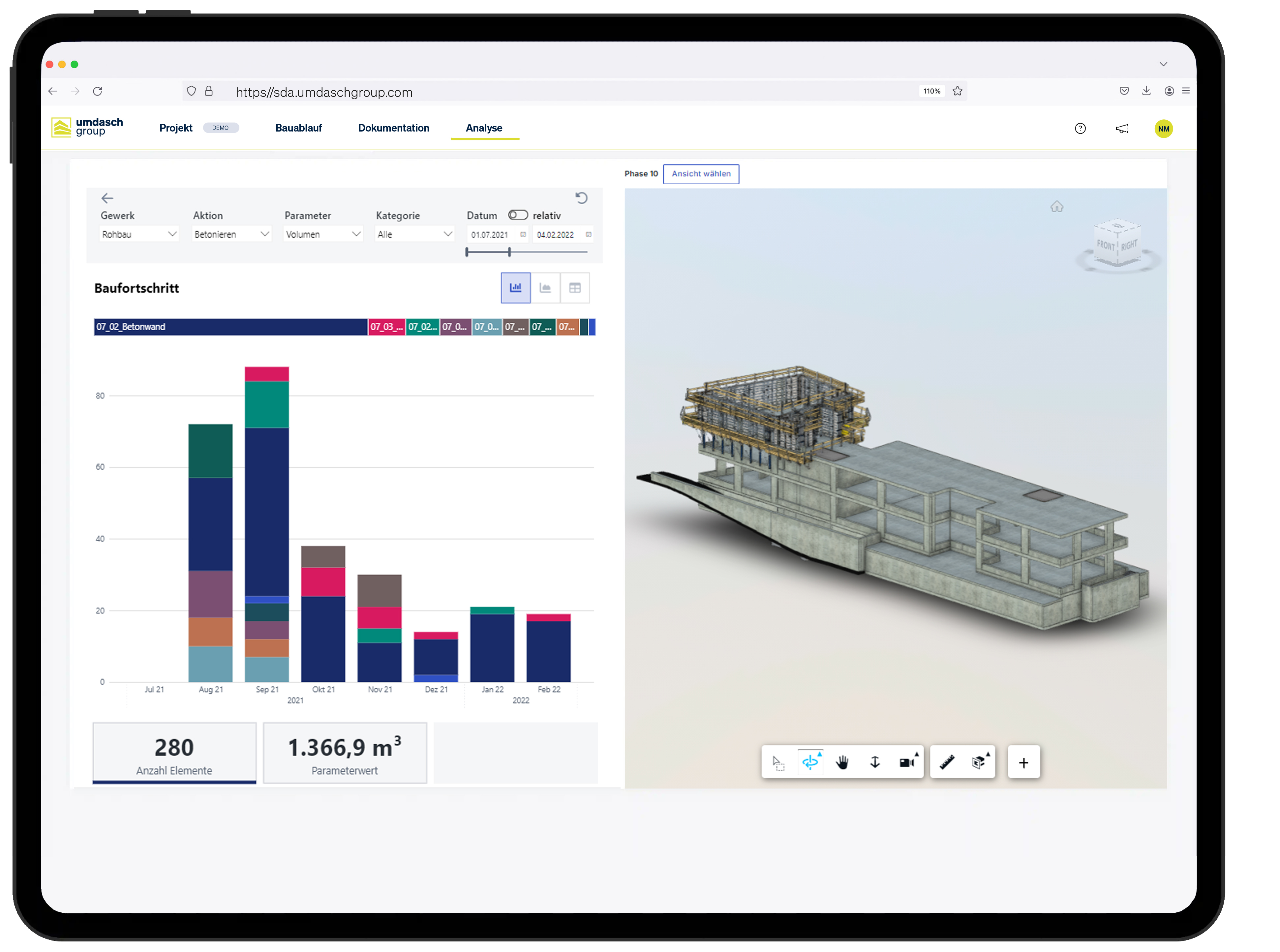 screenshot of Site Docu and Analytics
